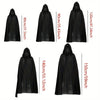 Grim Reaper Black Cloak Costume