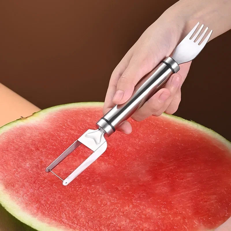 Dual Head Stainless Steel Fruit Cutter