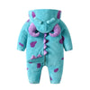 Fleece Animal Hood Baby Romper