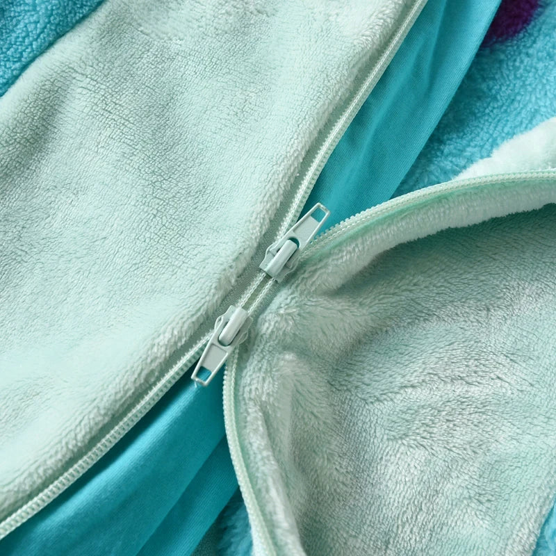 Fleece Animal Hood Baby Romper