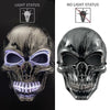 Light-Up Skull Mask – Glowing Halloween Costume Mask