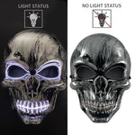Light-Up Skull Mask – Glowing Halloween Costume Mask