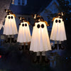 Light-Up Hanging Ghosts – Spooky Halloween Haunted House Decor