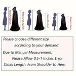 Grim Reaper Black Cloak Costume