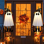 Light-Up Hanging Ghosts – Spooky Halloween Haunted House Decor