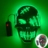 Light-Up Skull Mask – Glowing Halloween Costume Mask