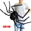 Giant Plush Halloween Spider – Oversized Spooky Party & Yard Decor