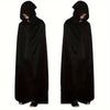 Grim Reaper Black Cloak Costume