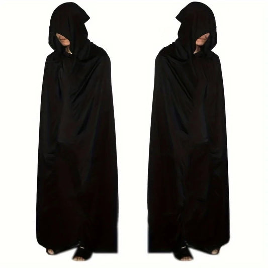 Grim Reaper Black Cloak Costume