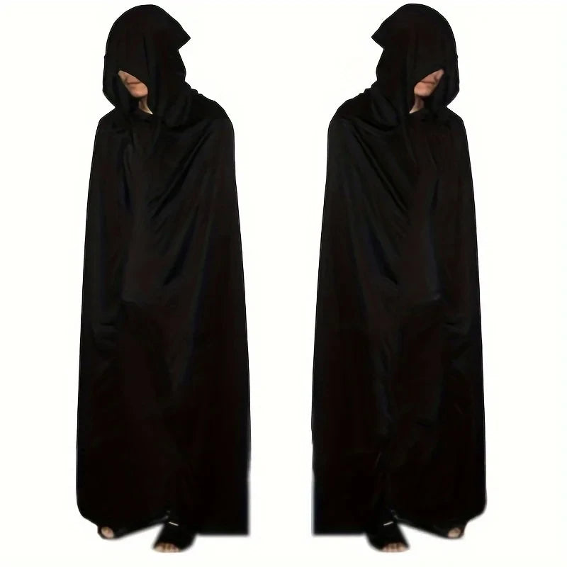 Grim Reaper Black Cloak Costume