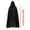 Grim Reaper Black Cloak Costume