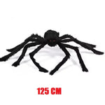 Giant Plush Halloween Spider – Oversized Spooky Party & Yard Decor