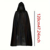 Grim Reaper Black Cloak Costume