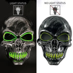 Light-Up Skull Mask – Glowing Halloween Costume Mask