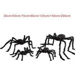Giant Plush Halloween Spider – Oversized Spooky Party & Yard Decor