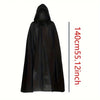 Grim Reaper Black Cloak Costume