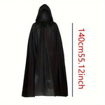 Grim Reaper Black Cloak Costume