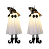 Light-Up Hanging Ghosts – Spooky Halloween Haunted House Decor