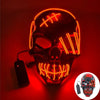 Light-Up Skull Mask – Glowing Halloween Costume Mask