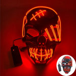 Light-Up Skull Mask – Glowing Halloween Costume Mask