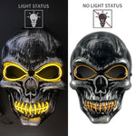 Light-Up Skull Mask – Glowing Halloween Costume Mask