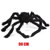 Giant Plush Halloween Spider – Oversized Spooky Party & Yard Decor
