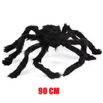 Giant Plush Halloween Spider – Oversized Spooky Party & Yard Decor